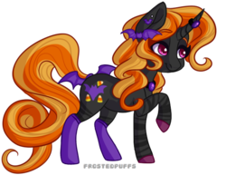 Size: 589x455 | Tagged: safe, artist:frostedpuffs, oc, oc only, pony, unicorn, clothes, costume, female, mare, solo