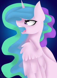 Size: 1284x1740 | Tagged: safe, artist:immagoddampony, princess celestia, g4, female, pinklestia, solo