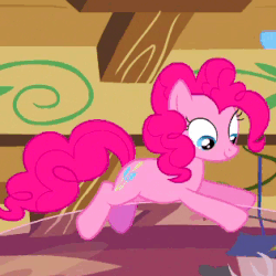 Size: 315x315 | Tagged: safe, screencap, discord, pinkie pie, rainbow dash, pony, g4, three's a crowd, animated, eyes closed, gif, horses doing horse things, offscreen character, prone, smiling, solo focus