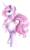 Size: 1494x2525 | Tagged: safe, artist:pridark, fleur-de-lis, pony, unicorn, g4, butt, female, looking at you, looking back, mare, plot, simple background, smiling, solo, transparent background, underhoof