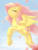 Size: 798x1050 | Tagged: safe, artist:zalvar, fluttershy, g4, cute, eyes closed, female, flying, shyabetes, solo, underhoof