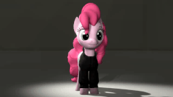 Size: 640x360 | Tagged: safe, artist:nintencatherine, pinkie pie, g4, 3d, animated, choonie, clothes, female, floppy ears, hoodie, sad, singing, solo, source filmmaker, zoomed in