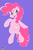 Size: 1280x1920 | Tagged: safe, artist:leslers, pinkie pie, g4, female, lineless, simple background, solo