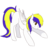 Size: 2505x2465 | Tagged: safe, artist:oddends, oc, oc only, oc:juby skylines, pegasus, pony, high res, leaning, poking, smiling