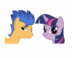 Size: 725x582 | Tagged: safe, flash sentry, twilight sparkle, g4, :t, bedroom eyes, faic, female, flashface, gif, looking at you, male, non-animated gif, ship:flashlight, shipping, simple background, smiling, smirk, smug, straight, twiface, vector, white background, wrong neighborhood