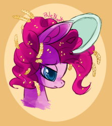 Size: 1280x1439 | Tagged: dead source, safe, artist:paleblank, pinkie pie, earth pony, pony, g4, the mane attraction, dish, female, food, oats, sad, solo
