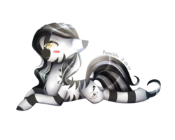 Size: 3600x2880 | Tagged: safe, artist:kurochhi, oc, oc only, oc:azure circuit, zebra, glasses, high res, solo