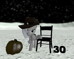 Size: 1024x819 | Tagged: safe, artist:soad24k, princess luna, moonstuck, g4, 3d, badass, filly, gmod, grayscale, monochrome, woona