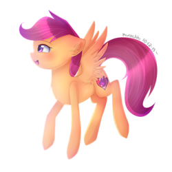 Size: 2880x2880 | Tagged: safe, artist:kurochhi, scootaloo, g4, female, high res, solo