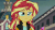 Size: 480x270 | Tagged: safe, screencap, sunset shimmer, equestria girls, g4, my little pony equestria girls: friendship games, animated, discovery family logo, female, messy hair, solo