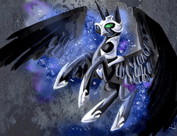 Size: 3500x2700 | Tagged: safe, artist:lucky978, nightmare moon, alicorn, pony, g4, female, high res, mare, solo