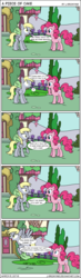 Size: 2084x7122 | Tagged: safe, artist:j-bronyind, derpy hooves, pinkie pie, earth pony, pegasus, pony, g4, comic, female, literal minded, mare