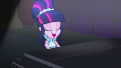 Size: 1280x720 | Tagged: safe, screencap, twilight sparkle, equestria girls, friendship through the ages, g4, my little pony equestria girls: rainbow rocks, musical instrument, piano, solo