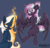 Size: 1024x975 | Tagged: safe, artist:sallylapone, oc, oc only, oc:star rise, pegasus, pony, unicorn, mischievous