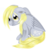 Size: 500x500 | Tagged: safe, alternate version, artist:auroraswirls, derpy hooves, pegasus, pony, g4, background removed, female, frown, mare, sad, simple background, solo, transparent background