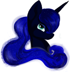 Size: 1596x1634 | Tagged: safe, artist:bubble-toes14, princess luna, g4, female, solo