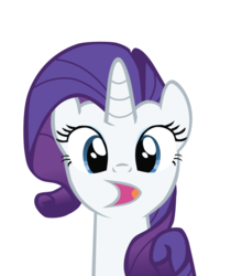 Size: 1024x1217 | Tagged: safe, edit, rarity, g4, :v, female, sideways mouth, solo, wat