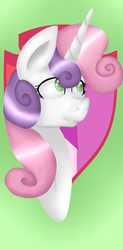 Size: 835x1700 | Tagged: safe, artist:0darky0, sweetie belle, g4, cutie mark, female, portrait, solo, the cmc's cutie marks