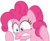 Size: 6400x5200 | Tagged: safe, artist:reginault, pinkie pie, earth pony, pony, g4, my little pony: friendship is magic, wonderbolts academy, .svg available, absurd resolution, faic, female, meme, simple background, solo, transparent background, vector, you dense motherfucker