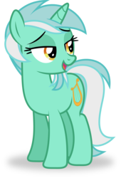 Size: 4765x6992 | Tagged: safe, artist:8-notes, lyra heartstrings, g4, slice of life (episode), .svg available, absurd resolution, background pony, bedroom eyes, female, open mouth, ponyscape, simple background, solo, transparent background, vector