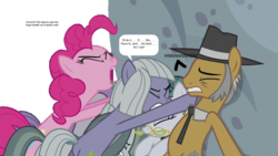 Size: 1280x720 | Tagged: safe, artist:horsebuttlover, screencap, cloudy quartz, limestone pie, marble pie, maud pie, pinkie pie, earth pony, pony, g4, hearthbreakers, art, eyes closed, female, male, mare, stallion