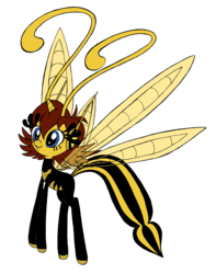 Size: 2241x2847 | Tagged: safe, artist:edcom02, artist:jmkplover, breezie, pony, unicorn, avengers, avengers: earth's mightiest heroes, crossover, high res, janet van dyne, marvel, ponified, simple background, transparent background, wasp (marvel)