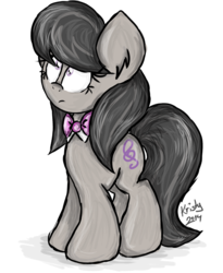 Size: 848x1035 | Tagged: safe, artist:kristysk, octavia melody, earth pony, pony, g4, female, looking up, mare, simple background, solo, transparent background