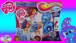 Size: 2472x1396 | Tagged: safe, trixie, breezie, pony, unicorn, g4, brushable, female, mare, toy