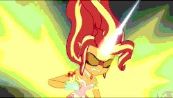Size: 480x272 | Tagged: safe, edit, sunset shimmer, equestria girls, g4, my little pony equestria girls: friendship games, animated, bulma, compilation, crossover, daydream shimmer, dragon ball, dragon ball super, female, fight, freeza, golden freeza, male, son gohan