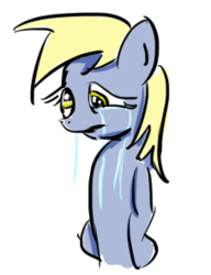 Size: 227x296 | Tagged: safe, artist:xbi, derpy hooves, pegasus, pony, g4, crying, female, mare, sad, solo