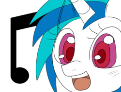 Size: 1364x1040 | Tagged: safe, artist:zamusmjolnir, dj pon-3, vinyl scratch, g4, cutie mark, female, solo