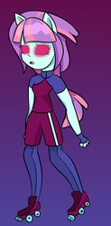 Size: 627x1275 | Tagged: safe, artist:berrypunchrules, sunny flare, equestria girls, g4, my little pony equestria girls: friendship games, dark magic, female, magic, possessed, solo