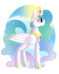 Size: 1024x1280 | Tagged: safe, artist:icysartwork, princess celestia, g4, female, solo