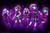 Size: 2000x1333 | Tagged: safe, artist:kp-shadowsquirrel, indigo zap, lemon zest, sci-twi, sour sweet, sugarcoat, sunny flare, twilight sparkle, oc:isaac, equestria girls, g4, my little pony equestria girls: friendship games, badge, clothes, crystal prep academy uniform, meat boy, school uniform, shadow six, super meat boy, the binding of isaac