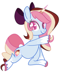Size: 1085x1304 | Tagged: safe, artist:shootingstarsentry, oc, oc only, oc:neigh-apolitan, bow, hair bow, simple background, solo, transparent background