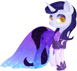 Size: 900x840 | Tagged: safe, artist:lumipony, moonlight raven, pony, unicorn, canterlot boutique, g4, clothes, cute, dress, female, hoof shoes, mare, over the moon, solo