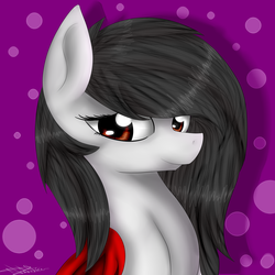 Size: 1024x1024 | Tagged: safe, artist:rubyblossomva, oc, oc only, oc:scarlet spectrum, solo