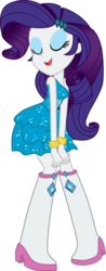 Size: 2718x6960 | Tagged: safe, artist:backgrounduser, rarity, equestria girls, g4, my little pony equestria girls, absurd resolution, boots, bracelet, clothes, dancing, dancity, dress, eyes closed, fall formal outfits, female, high heel boots, open mouth, simple background, solo, this is our big night, transparent background, twerking, vector