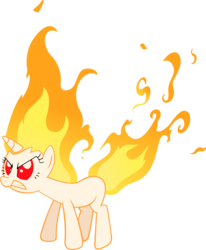 Size: 2059x2500 | Tagged: safe, artist:bluetech, twilight sparkle, pony, rapidash, unicorn, feeling pinkie keen, g4, .svg available, angry, female, fire, floating, frown, frustration, glare, gritted teeth, high res, mane of fire, mare, rage, rapidash twilight, simple background, solo, transparent background, unicorn twilight, vector