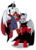 Size: 2551x3508 | Tagged: safe, artist:edcom02, artist:jmkplover, alicorn, cyborg, pony, blood, crossover, cyborg superman, dc comics, hank henshaw, high res, male, ponified, simple background, superman, transparent background