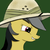 Size: 500x500 | Tagged: safe, artist:darelith, daring do, g4, female, profile, profile picture, solo