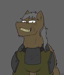 Size: 1700x2000 | Tagged: safe, artist:facade, oc, oc only, oc:chainlink shackles, fallout equestria, fallout equestria: murky number seven, solo