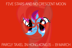 Size: 6000x4000 | Tagged: safe, artist:parclytaxel, oc, oc only, oc:parcly taxel, alicorn, pony, .svg available, absurd resolution, alicorn oc, flag, flag of hong kong, holiday, hong kong, parcly in hong kong, parcly's travel covers, smiling, solo, vector
