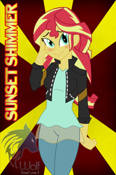 Size: 1060x1600 | Tagged: safe, artist:wolf-davidloveii, sunset shimmer, equestria girls, g4, female, solo