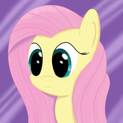 Size: 2210x2210 | Tagged: safe, artist:joey, fluttershy, g4, bust, female, high res, portrait, smiling, solo