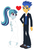 Size: 424x626 | Tagged: safe, artist:themexicanpunisher, flash sentry, sonata dusk, equestria girls, g4, clothes, dress, female, gala dress, male, marriage, senata, shipping, straight, wedding, wedding dress