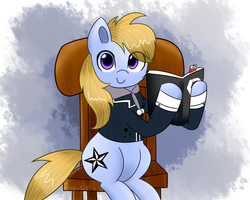 Size: 1280x1024 | Tagged: safe, artist:mlp-firefox5013, oc, oc only, oc:lone star, book, bookmark, clothes, solo