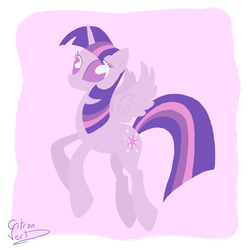 Size: 1024x1027 | Tagged: safe, artist:citron--vert, twilight sparkle, alicorn, pony, g4, female, mare, solo, twilight sparkle (alicorn)