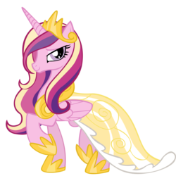 Size: 6000x6006 | Tagged: source needed, useless source url, safe, artist:aeroytechyon-x, princess cadance, alicorn, pony, g4, season 2, absurd resolution, artifact, clothes, crown, dress, female, looking at you, mare, raised hoof, simple background, solo, transparent background, vector