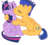 Size: 903x813 | Tagged: safe, artist:brony-commentator, flash sentry, twilight sparkle, alicorn, pony, g4, female, kissing, love, male, mare, neck, neck kiss, romance, romantic, ship:flashlight, shipping, sitting, straight, twilight sparkle (alicorn)